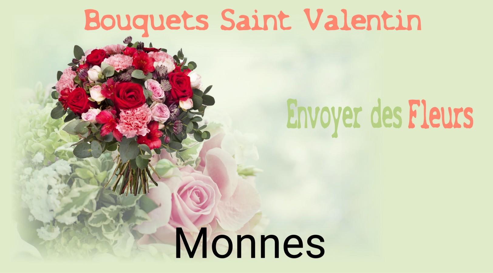 Roses de Saint-Valentin livrées à Monnes